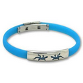 Fashionable Silicone Alloy Bracelet